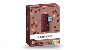 6 BATONNETS CHOCOLAT