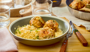 Boulettes de bœuf aux herbes et harissa par Thierry Marx
