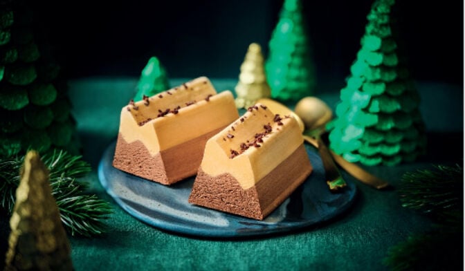 2 bûchettes glacées chocolat-caramel
