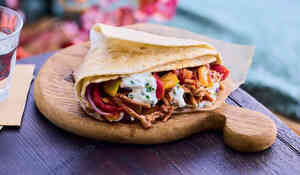 TORTILLA CONE PULLED PORK