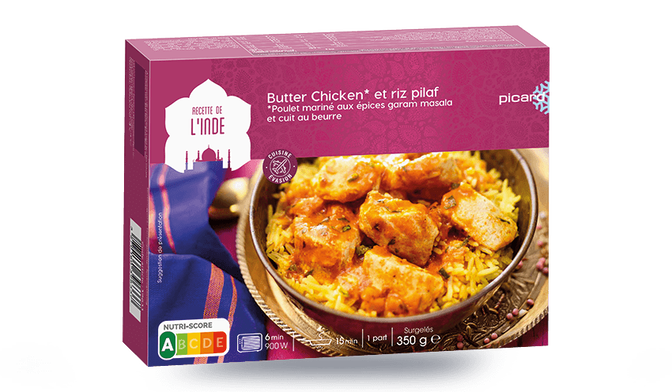 BUTTER CHICKEN/RIZ PILAF