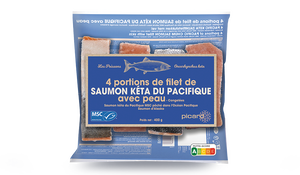 4 PORTIONS FILET SAUMON KETA MSC
