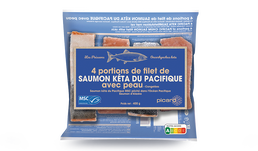 4 PORTIONS FILET SAUMON KETA MSC 4 PORTIONS FILET SAUMON KETA MSC