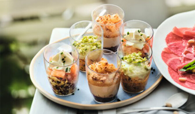 6 VERRINES APERO 180G