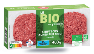4 BIFTECK HACHE BIO 5%MG