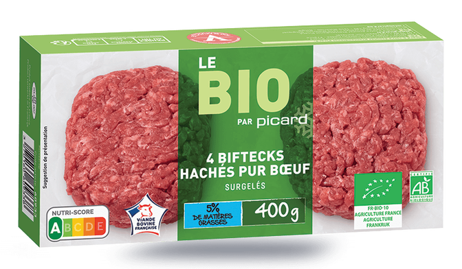 4 biftecks hachés bio