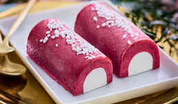 2 bûchettes glacées aux fruits rouges vanille