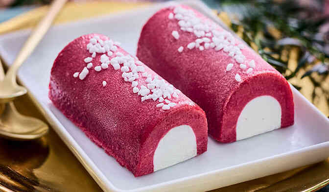 2 bûchettes glacées aux fruits rouges vanille