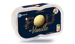 CREME GLACEE VANILLE 550G