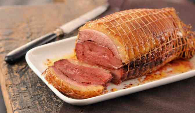 Rôti de magret de canard au piment d'Espelette
