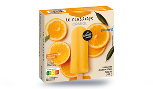 6 BATONNETS ORANGE 348G