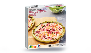 2 TARTES FINES SAUMON