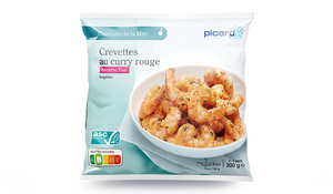 Crevettes au curry rouge, recette thaï