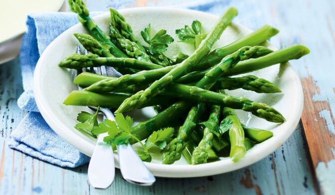 Asperges vertes sans résidu de pesticides