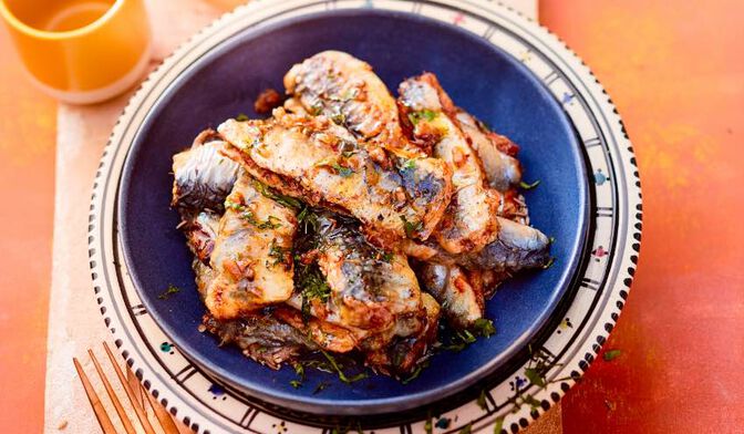 Sardines à la chermoula