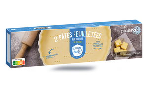 2 PATES FEUILL PRE-ETALEE