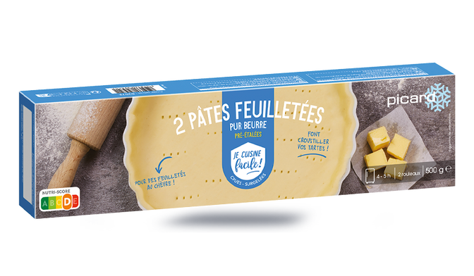 2 PATES FEUILL PRE-ETALEE
