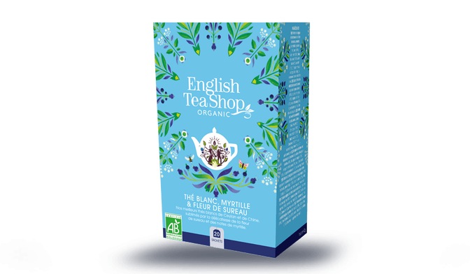 Thé blanc fleur de sureau myrtilles bio