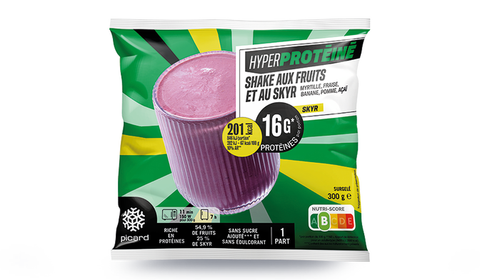 Shake aux fruits et au skyr hyperprot&eacute;in&eacute;