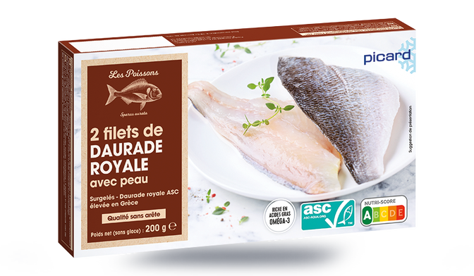 2 FILETS DE DAURADE ASC