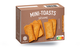 MINI TOASTS SESAME 100G