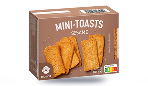 MINI TOASTS SESAME 100G