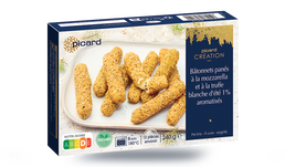 Bâtonnets panés à la mozzarella et à la truffe blanche d'été 1%