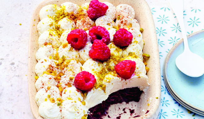 Recette Fondant Au Chocolat Mascarpone A La Vanille Framboise Et Pistache Par Alba Pezone Picard