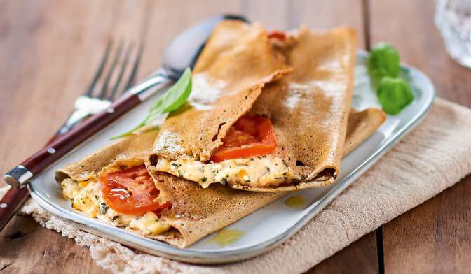 2 GALETTES TOMATE/MOZZA