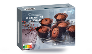 12 MINI-MOELLEUX CHOCOLAT