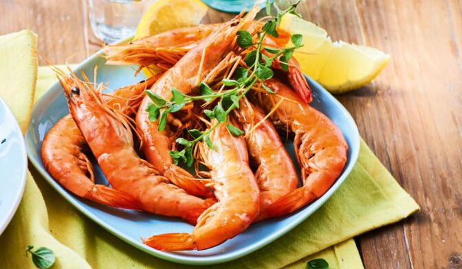 Crevettes tropicales crues