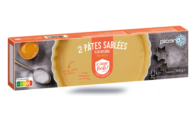 2 PATES SABLEE PRE-ETALEE