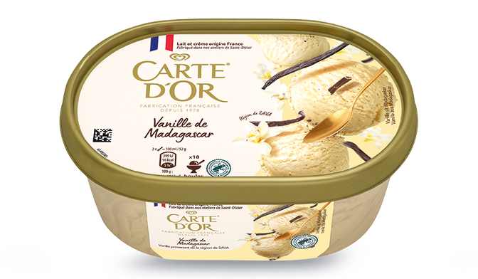 Cr&egrave;me glac&eacute;e Vanille de Madagascar