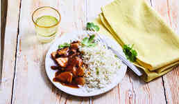 PORC CARAMEL/RIZ CORIANDR