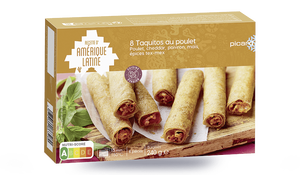 8 TAQUITOS AU POULET 240G