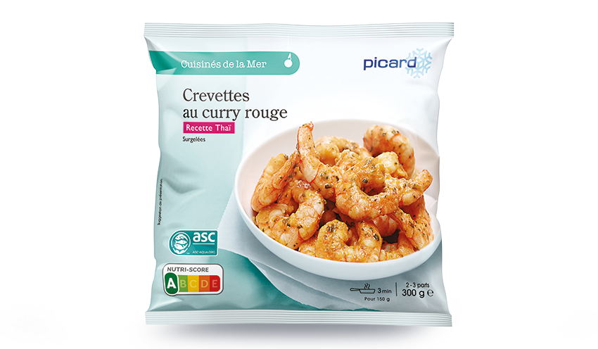 Crevettes au curry rouge, recette thaï