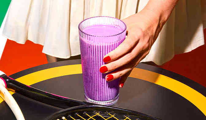 Shake aux fruits et au skyr hyperprot&eacute;in&eacute;