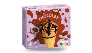 6 CONES CHOCOLAT PICARD