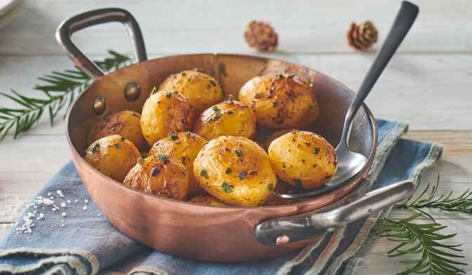 Poêlée de pommes de terre grenaille de Noirmoutier