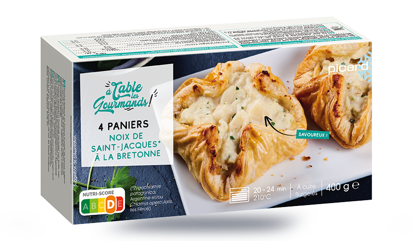 4 Paniers noix de Saint-Jacques à la bretonne — vue 3