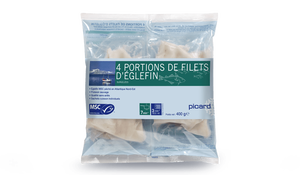 4 portions filets Eglefin MSC, Islande, sans arête