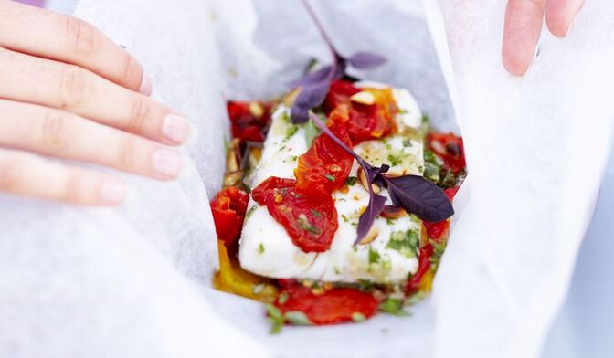 Papillotes de colin plein sud