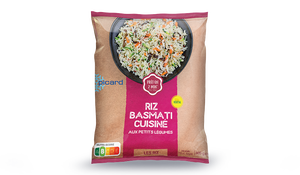 Riz basmati cuisiné aux petits légumes