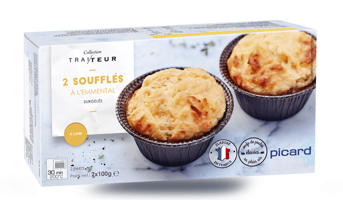 2 soufflés à l'emmental