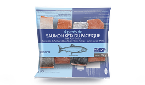 4 pavés de saumon kéta du Pacifique MSC