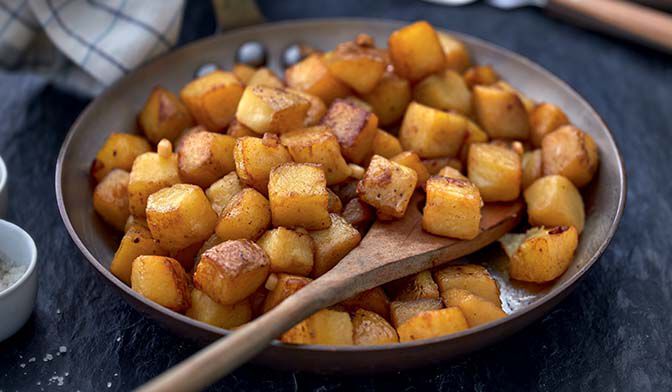 Poêlée de pommes de terre à l'échirlète