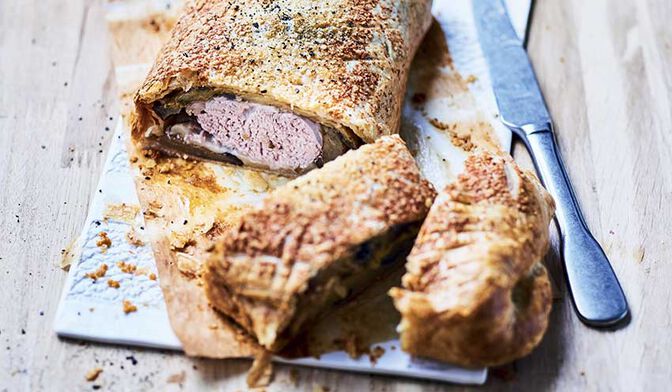Filet mignon en croûte d’aubergines