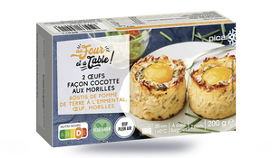 2 oeufs façon cocotte aux morilles