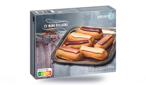 12 MINI-ECLAIRS CHOC/CAFE