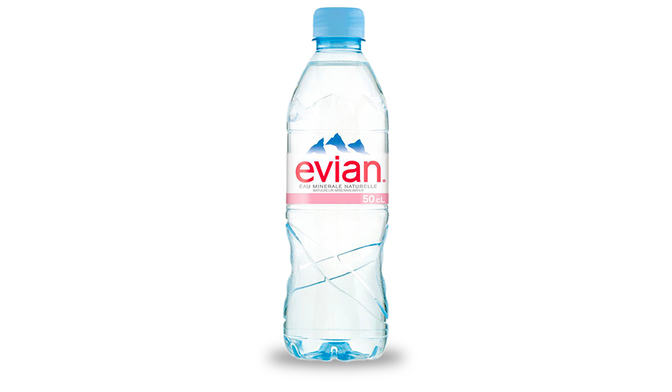 1 BOUTEILLE EVIAN 50CL